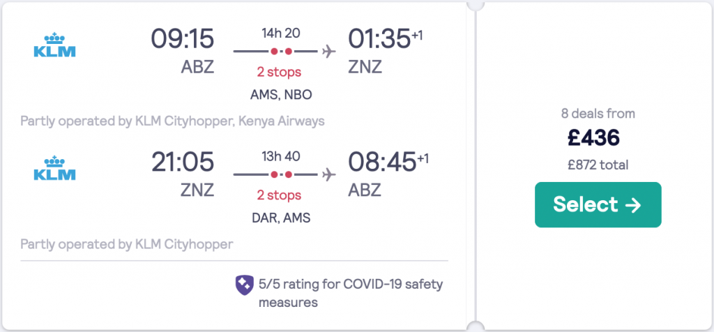 cheap flights from Aberdeen