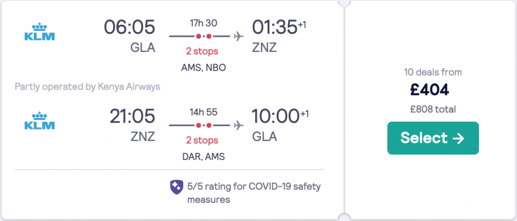 cheap flights from Glasgow