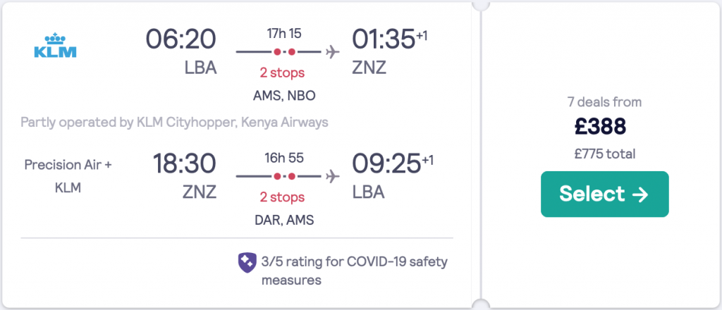 cheap flights from Leeds