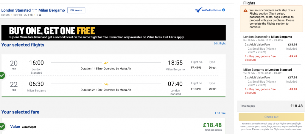 cheap flights from London