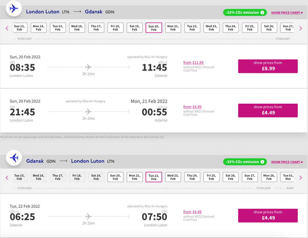 cheap flights to Gdansk