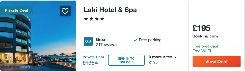 luxury hotel by Lake Ohrid