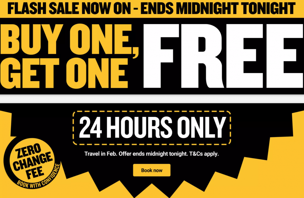 Ryanair promotion