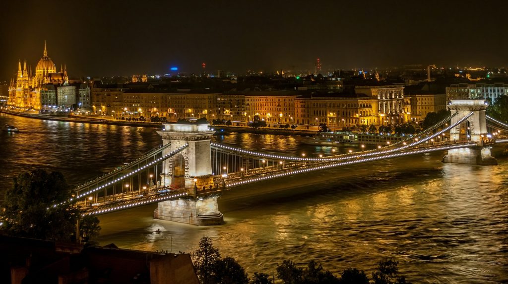Budapest in the night