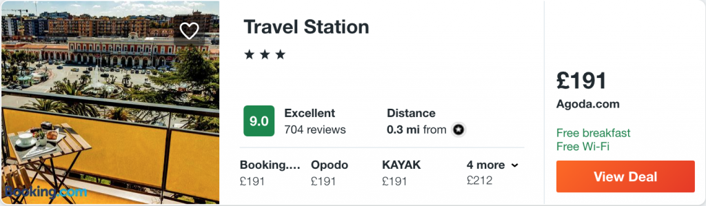 cheap hotel in Bari