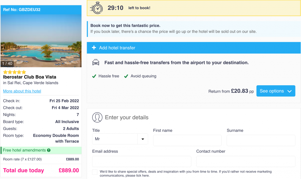 all-inclusive in Cape Verde