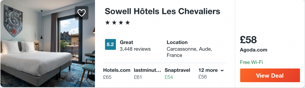 cheap hotel in Carcassonne