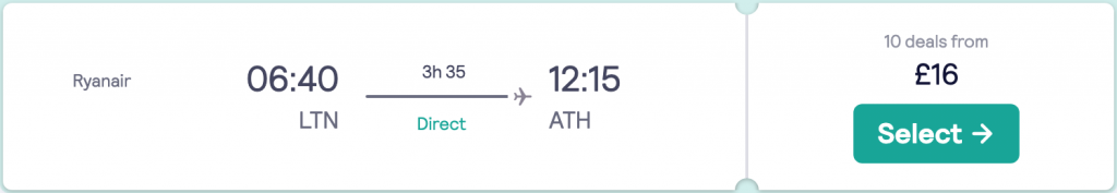 cheap flights to Athens