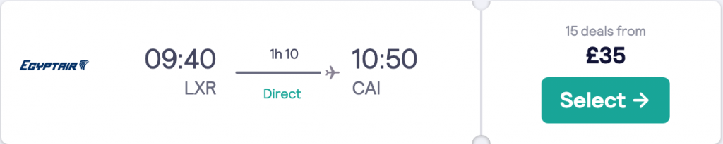 cheap flights to Cairo