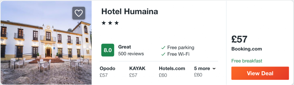 cheap hotel in Malaga