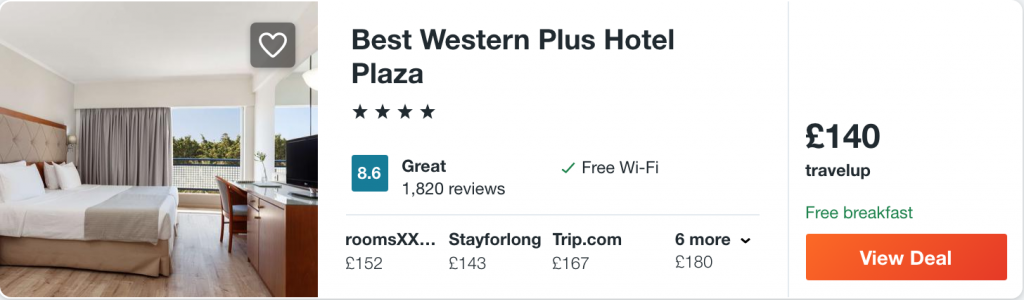 cheap hotel in Rhodes
