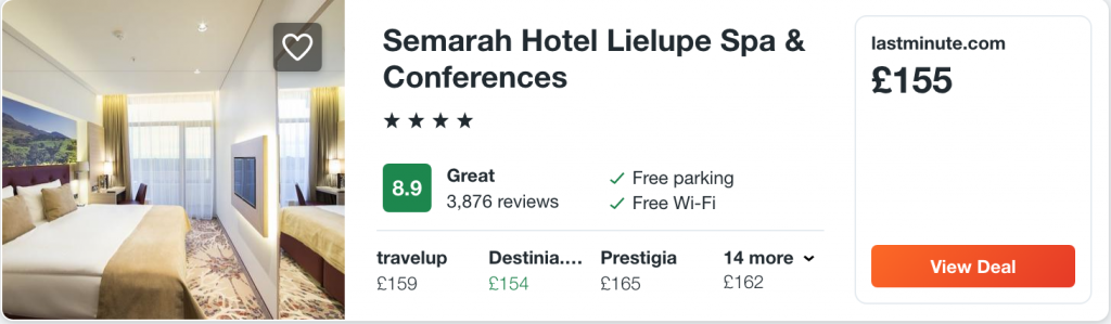cheap hotel in Riga