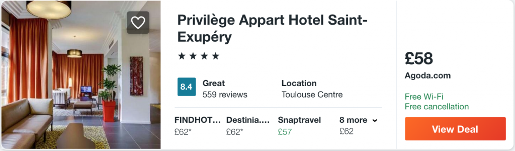 cheap hotel in Toulouse