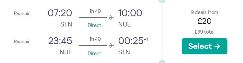 cheap flights to Nuremberg