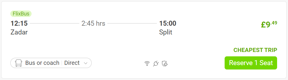 bus to Split