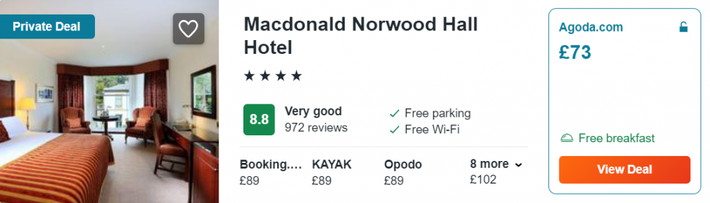 Macdonald Norwood Hall Hotel