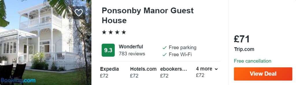 Ponsonby Manor Guest House