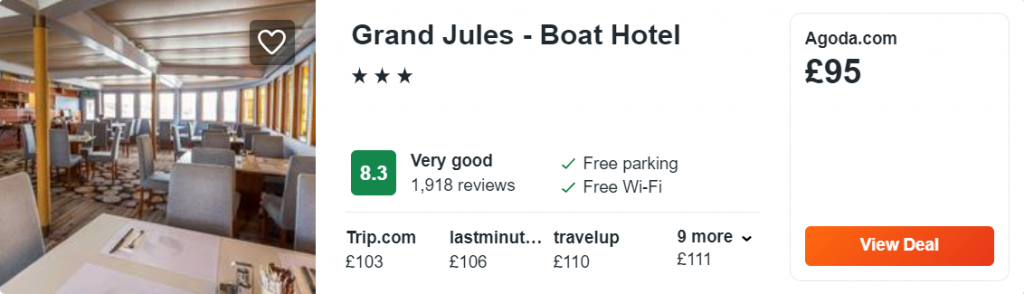 Grand Jules - Boat Hotel