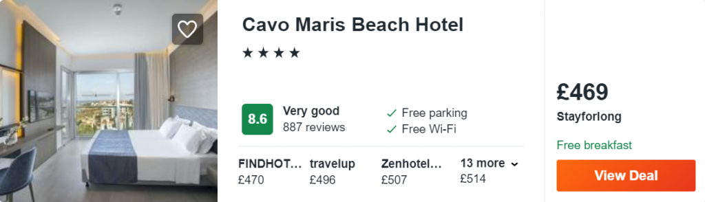 Cavo Maris Beach Hotel