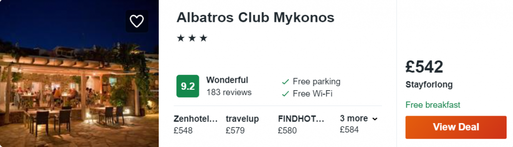 Albatros Club Mykonos