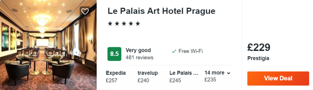 Le Palais Art Hotel Prague