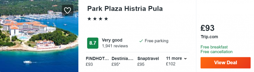 Park Plaza Histria Pula