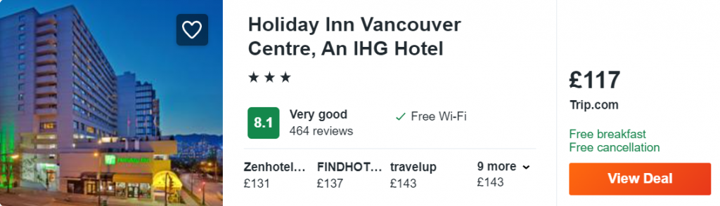 Holiday Inn Vancouver Centre, An IHG Hotel