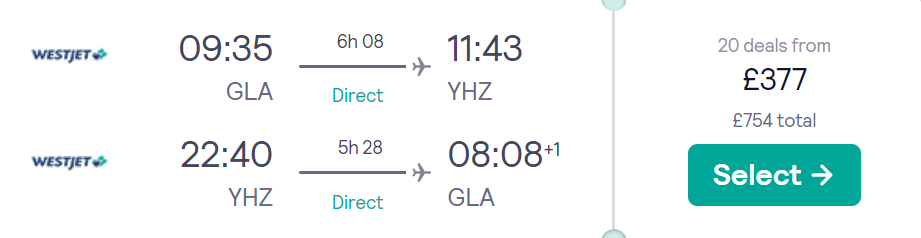 cheap flights to Canada