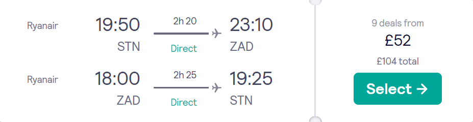 cheap flights to Croatia