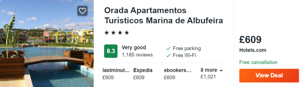 Orada Apartamentos Turísticos Marina de Albufeira