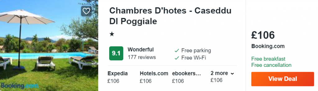 Chambres D'hotes - Caseddu DI Poggiale