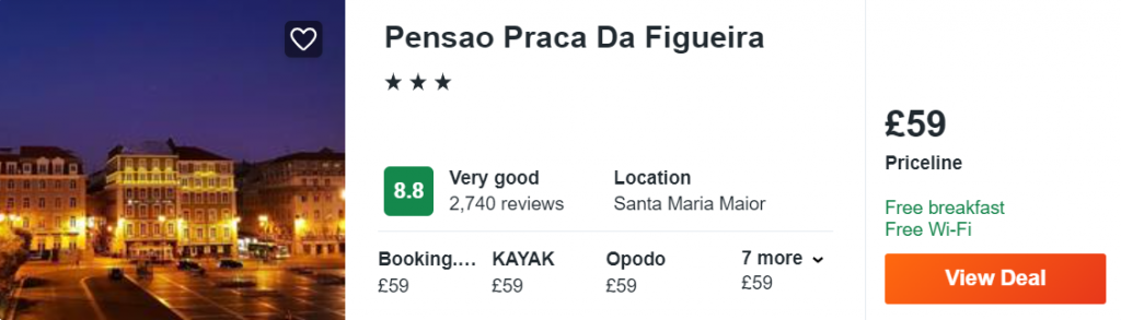 Pensao Praca Da Figueira