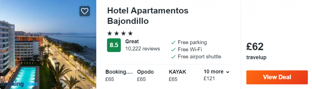 Hotel Apartamentos Bajondillo
