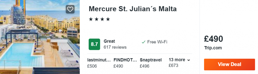 Mercure St. Julian´s Malta