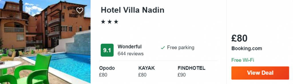 Hotel Villa Nadin