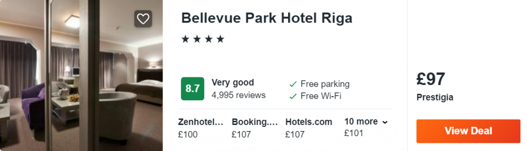 Bellevue Park Hotel Riga