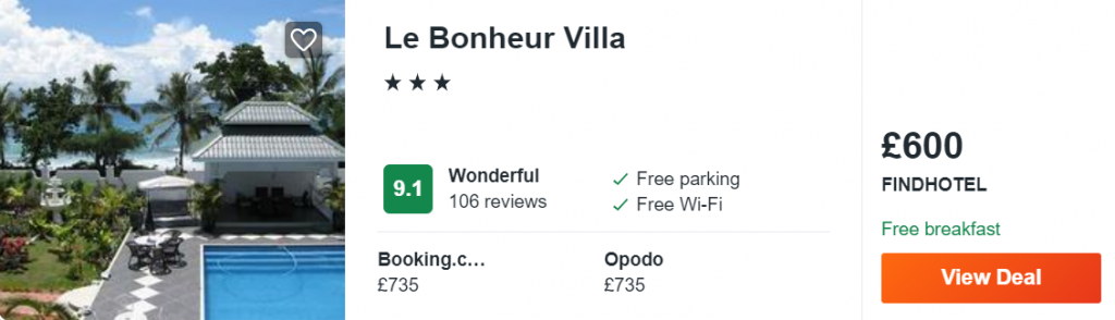 Le Bonheur Villa