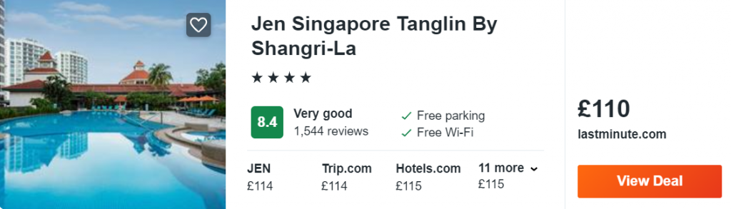 Jen Singapore Tanglin By Shangri-La