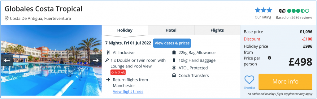 all-inclusive holidays