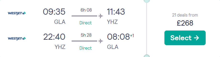 cheap flights to Canada