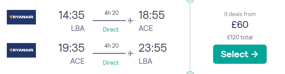 cheap flights to Spain