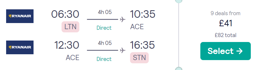 cheap flights to Spain