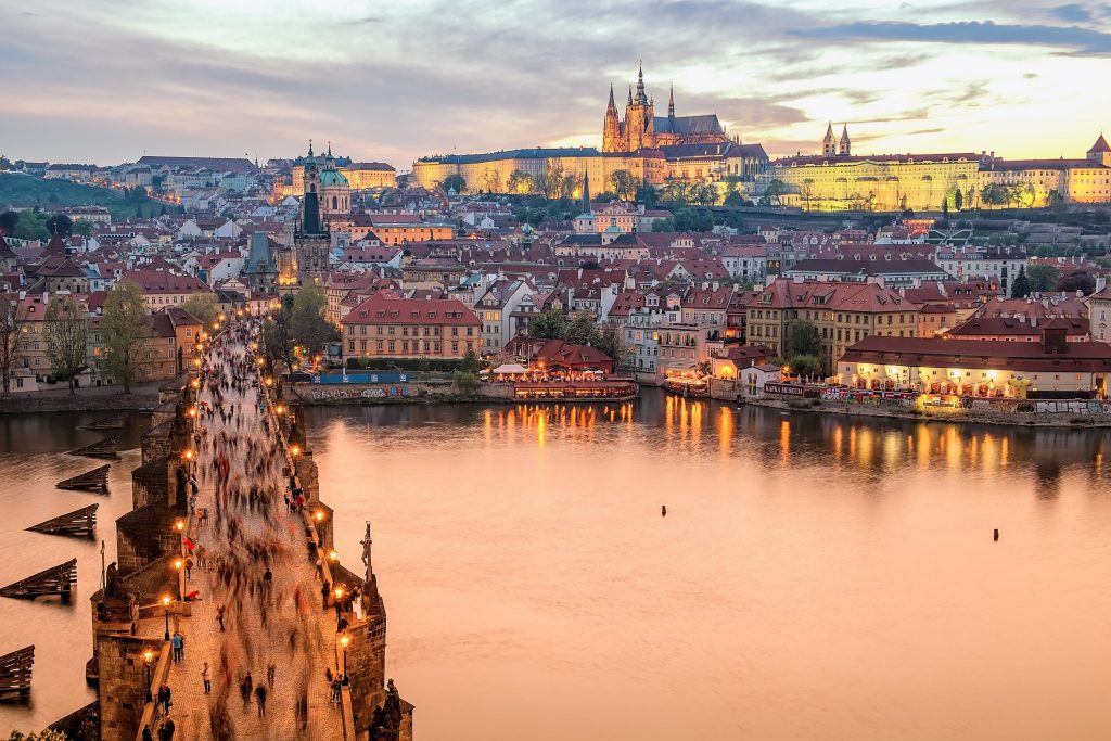 Prague bridge