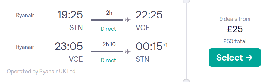 cheap flights to Italy