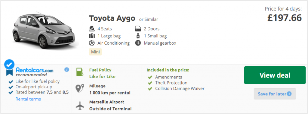 cheap car