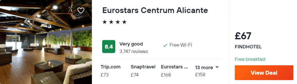 Eurostars Centrum Alicante