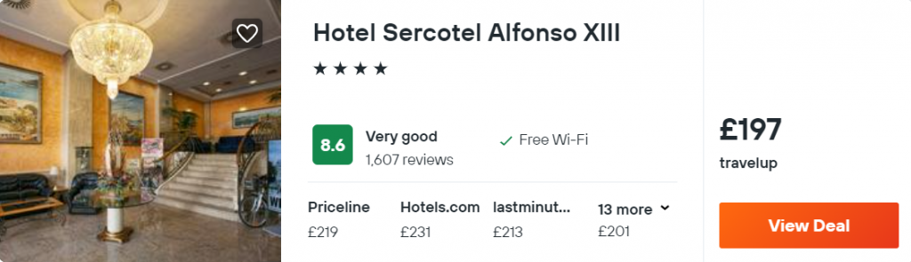 Hotel Sercotel Alfonso XIII