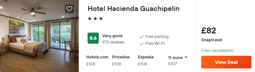 Hotel Hacienda Guachipelin