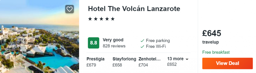 Hotel The Volcán Lanzarote