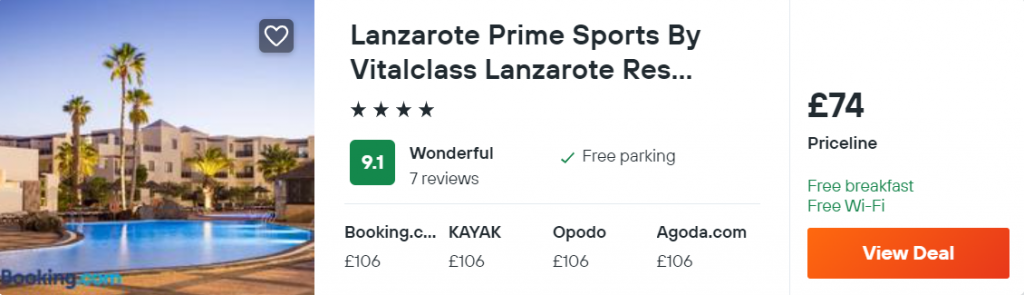 Lanzarote Prime Sports By Vitalclass Lanzarote Resort